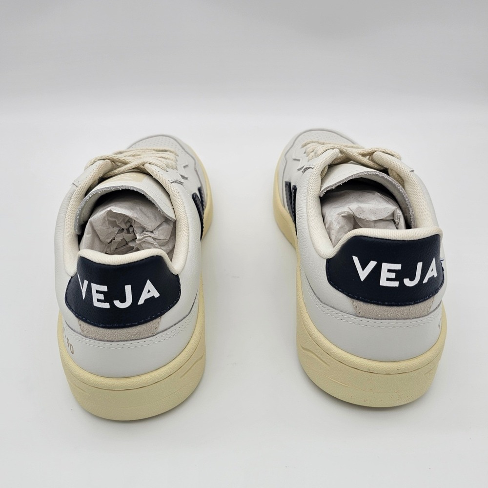 Veja Unisex V-90 O.T. Leather Sneakers Court Shoes Extra-White Nautico Size 9 - Picture 5 of 8